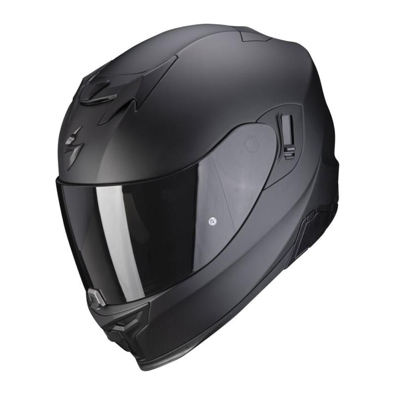 Scorpion Exo 520 Evo Matt Black Motorcycle Helmet - New for 2023/2024 - Averys Motorcycles