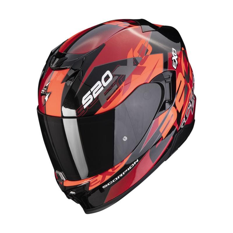 Scorpion Exo 520 Evo Cover Red Motorcycle Helmet - New for 2023/2024 - Averys Motorcycles