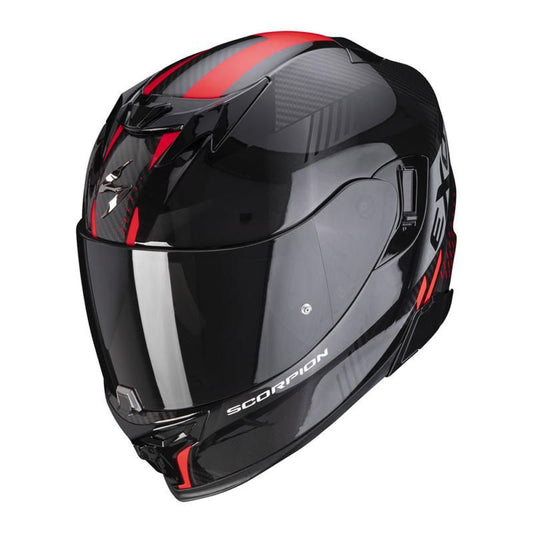Scorpion Exo 520 Evo Laten Red Motorcycle Helmet - New for 2023/2024 - Averys Motorcycles