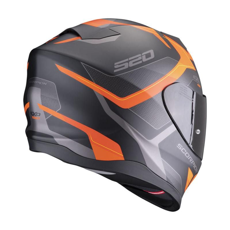 Scorpion Exo 520 Evo Elan Orange Motorcycle Helmet - New for 2023/2024 - Averys Motorcycles