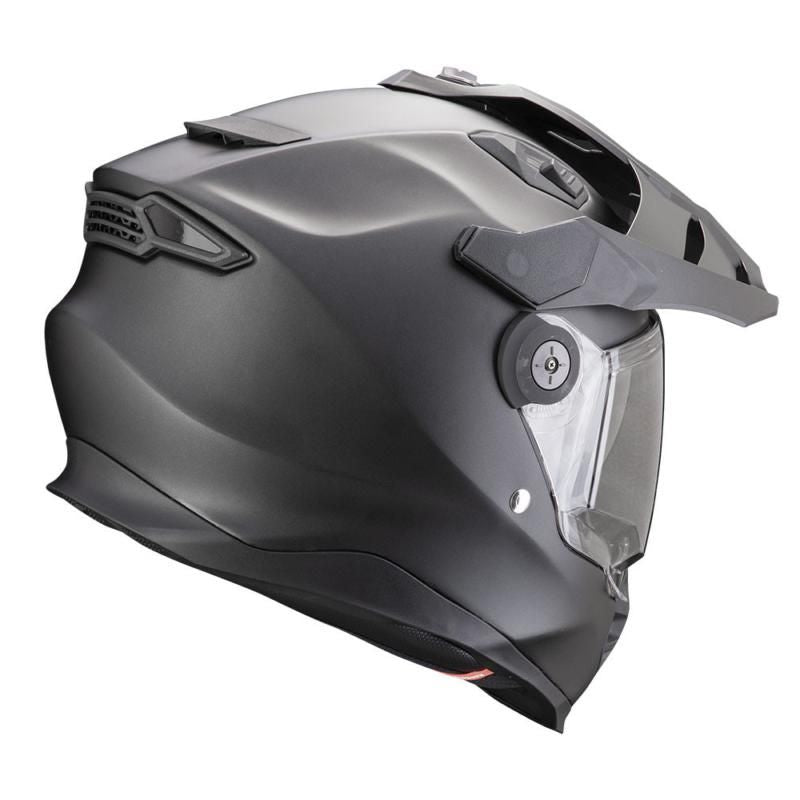 Scorpion Exo ADF-9000 Matt Pearl Black Adventure Touring Motorcycle Helmet - New for 2023/2024 - Averys Motorcycles