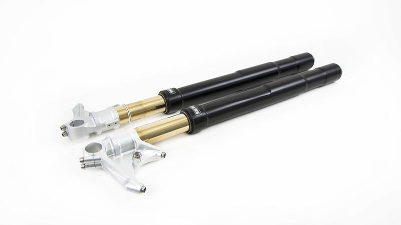 CNC Racing Triple Clamps & Ohlins FGRT214 Forks - Averys Motorcycles