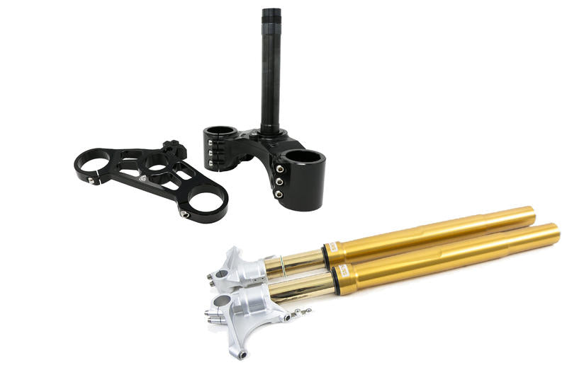 CNC Racing Triple Clamps &amp; Ohlins FGRT210 Forks - Averys Motorcycles